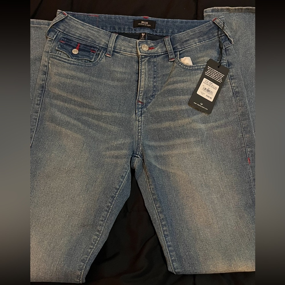 True Religion Billie Mid Rise Jeans